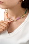Heliophilia Silver Collar Multicolor de Metal Lacado